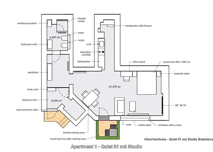 Lägenhet Clearvuehome Slavin